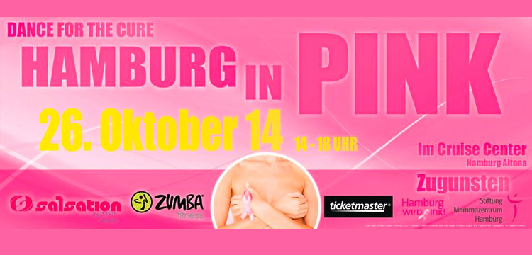 Hamburg in PINK So. 26.10.2014 - Zumba® & Salsation Charityevent